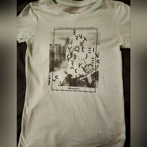 Aeropostale, size small, pale mint tee